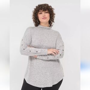 Lane Bryant Jersey Knit Tunic Tee Plus Size 18/20